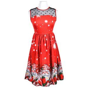 Bi@Fang Fit & Flare MED Red